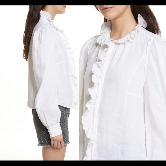 Isabel marant etoile Tauren Broderie shirt - Picture 7 of 8